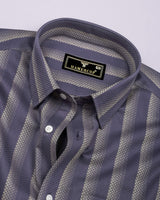 Colombia Lavender With Cream Box Stripe Gizza Shirt
