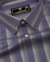 Colombia Lavender With Cream Box Stripe Gizza Shirt