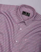 Luxe Strawberry Pink With Gray Jacquard Premium Gizza Shirt