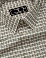 Luxe Cream With Gray Jacquard Premium Gizza Shirt