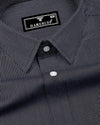 Farlon Black With White Premium Giza Shirt