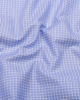 Blue With Black Check Premium Gizza Shirt