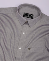 Cinnamon Brown Dobby Texture Premium Giza Shirt
