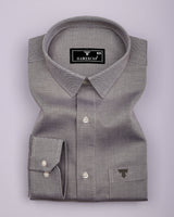 Cinnamon Brown Dobby Texture Premium Giza Shirt