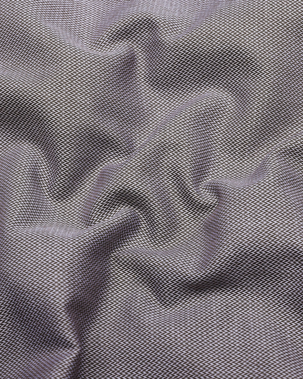 Cinnamon Brown Dobby Texture Premium Giza Shirt