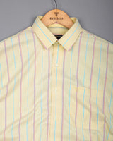 Harvest Yellow Stripe Oxford Cotton Shirt