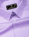 Sangry Purple Printed Premium Giza Shirt