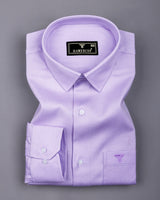 Sangry Purple Printed Premium Giza Shirt
