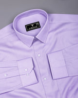 Sangry Purple Printed Premium Giza Shirt