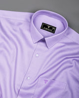 Sangry Purple Printed Premium Giza Shirt