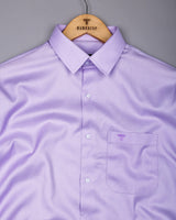 Sangry Purple Printed Premium Giza Shirt