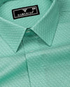 Sorin Green Printed Cotton Shirt
