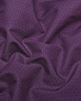 Arcade Purple Printed Formal Cotton Shirt