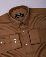 Prescot Brown Premium Cotton Giza Shirt