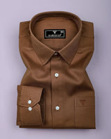 Prescot Brown Premium Cotton Giza Shirt