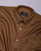 Prescot Brown Premium Cotton Giza Shirt