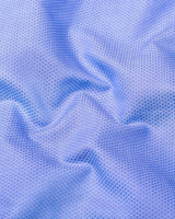 Toska Blue Jacquard Texture Dobby Cotton Shirt