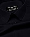 Vexor Black Dobby Stripe Premium Giza Shirt