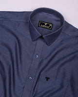Prescot NavyBlue Premium Cotton Giza Shirt