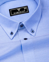 Auren Sky Blue Oxford Cotton Formal Shirt