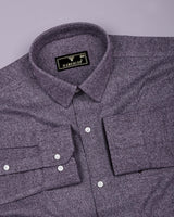 Cafrix Brown Dual-Tone Plaid Flannel Cotton Shirt