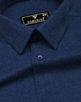 Brilliant Blue Plaid Flannel Cotton Shirt