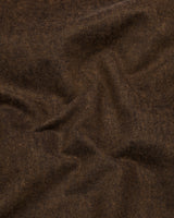 Bravix Brown Brushed Twill Plaid Flannel Cotton Shirt