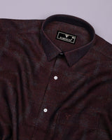 Nutella Brown Signature Jacquard Cotton Shirt