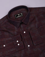 Nutella Brown Signature Jacquard Cotton Shirt