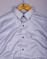 Gryson Gray With White Houndstooth Premium Giza Shirt