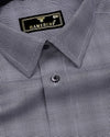 Gryson Black With White Houndstooth Premium Giza Shirt