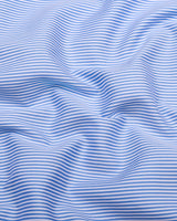Skyblue With White Stripe Cotton Designer Shirt