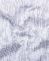 Griffin Gray With White Python Dobby Cotton Shirt