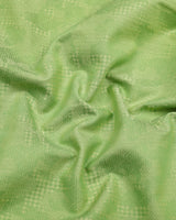 Slime Green Jacquard Textured Premium Gizza Shirt