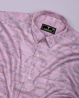 Piggy Pink Classic Jacquard Premium Giza Shirt