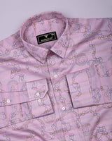 Piggy Pink Classic Jacquard Premium Giza Shirt