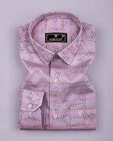 Piggy Pink Classic Jacquard Premium Giza Shirt