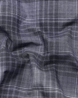 Liberty Black Check Designer Cotton Shirt