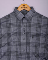 Liberty Black Check Designer Cotton Shirt