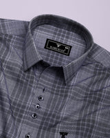 Liberty Black Check Designer Cotton Shirt