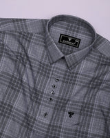 Liberty Black Check Designer Cotton Shirt