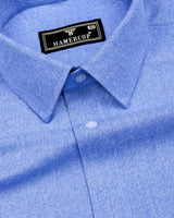 Flavyn Sky Blue Two Shaded Plaid Flannel Shirt