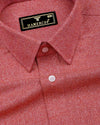 Flavyn Orange Two Shaded Plaid Flannel Shirt