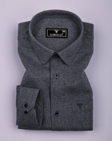 Flavyn Black Two Shaded Plaid Flannel Shirt