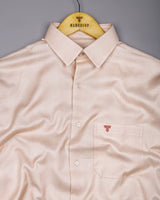 Cannoli Cream Check Premium Giza Shirt