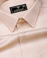 Cannoli Cream Check Premium Giza Shirt