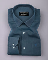 Prescot Teal Green Premium Cotton Giza Shirt
