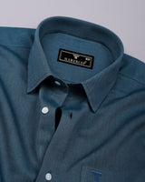Prescot Teal Green Premium Cotton Giza Shirt
