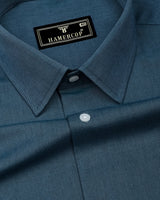 Prescot Teal Green Premium Cotton Giza Shirt