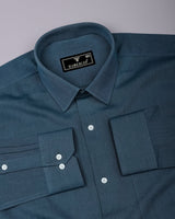 Prescot Teal Green Premium Cotton Giza Shirt
